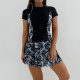 New swimsuit women's skirt style printed Tankini swimsuit set