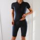Women's short sleeved split sports swimsuit surfing suit set