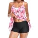 New printed swimsuit women's plus size set split Kenitan swimsuit