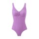 New one-piece swimsuit women's solid color sexy bikini