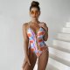 New one-piece swimsuit printed sexy bikini swimsuit for women