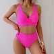 New Split Swimsuit Sexy Women's Solid Color Swimsuit Bikini