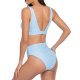New bikini swimsuit women's split solid color sexy bikini swimsuit