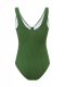 New one-piece swimsuit women's solid color sexy bikini
