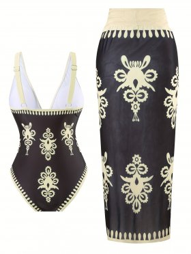 2026 hot swimsuit Gothic one-piece swimsuit sexy bikini two-piece set