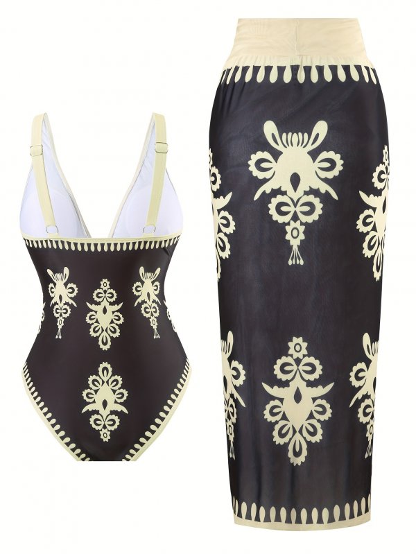 2026 hot swimsuit Gothic one-piece swimsuit sexy bikini two-piece set