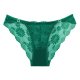 Women's light luxury briefs, featuring sexy lace, breathable lace, thin and smooth, skin-fitting, low-waisted, and half-covered hip