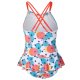 New swimsuit with printed skirt style one-piece swimsuit for girls