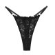 New lace bow hollow low waist sexy women's thong