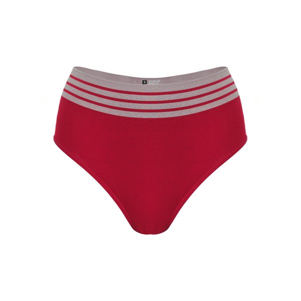 New seamless striped spliced waist top support, comfortable and breathable underwear