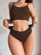 Sexy seamless lingerie set for women with adjustable shoulder straps and heart-shaped design