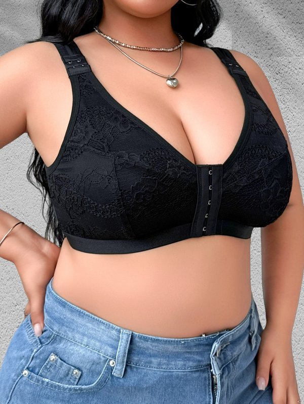 Thin breathable plus size bra, sporty without steel rims, women's bra