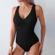 New one-piece swimsuit women's solid color sexy bikini
