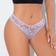 Sexy lace seducing low waisted bow tie t-shirt thong panties for women