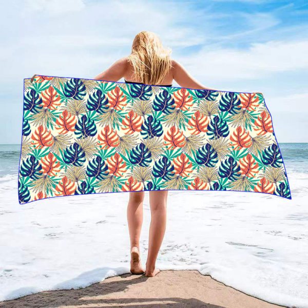 New beach towel with fashionable printed oversized towel