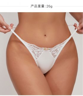 Sexy thong lace women's slim strap seamless low waist women's underwear