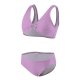 Children's swimsuit solid color sexy girl bikini set girls' swimsuit