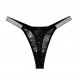 Sexy women's underwear, lace knitted, quick-dry, one-piece, see-through, thin belt, low-waisted underwear for women