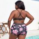 New women's plus size swimsuit with sexy printed swimsuit