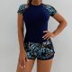New swimsuit women's printed vest Tankini women's sports suit