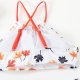 Children's swimsuit fashionable printed girls' swimsuit set