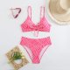 New Split Swimsuit Women's Solid Color Sexy Bikini Set