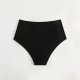 New women's triangle swimsuit with pleated solid color and high elasticity bikini swimsuit Pants