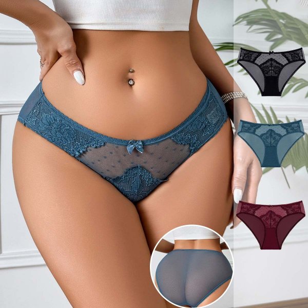 Sexy low waisted triangle pants, seamless and comfortable, half hip women\'s underwear
