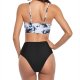 New swimsuit high waisted bikini tie dye printed swimsuit for women