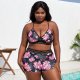 New women's plus size swimsuit with sexy printed swimsuit