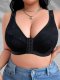Thin breathable plus size bra, sporty without steel rims, women's bra