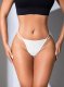 Thin and seamless sexy pure cotton crotch, low waist, breathable women's thong