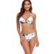 Sexy three piece printed mesh swimsuit women's bikini swimsuit