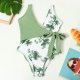 New children's swimsuit printed fashionable girls' one-piece swimsuit