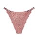 Lace sexy explosive low waist embroidered flower thong for women