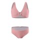 Children's swimsuit solid color sexy girl bikini set girls' swimsuit