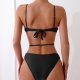 New one-piece swimsuit solid color sexy tight fitting women's swimsuit