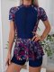 2026 new two-piece short sleeved swimsuit, diving suit, surfing suit for women