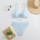 New Split Swimsuit Women's Solid Color Sexy Bikini Set