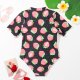 Children's swimsuit, women's printed cute one-piece sunscreen surfing suit 130-160