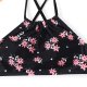 Children's swimsuit fashionable printed girls' swimsuit set