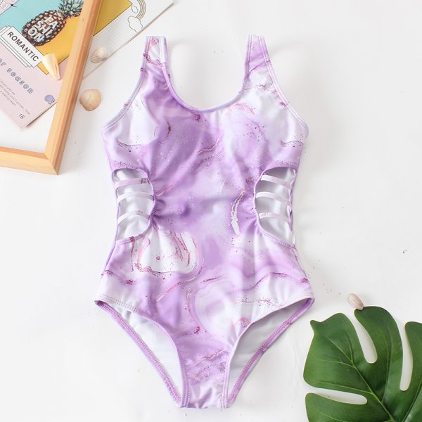 New children's one-piece swimsuit printed fashionable swimsuit