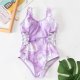 New children's one-piece swimsuit printed fashionable swimsuit