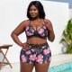 New women's plus size swimsuit with sexy printed swimsuit