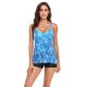New Tankini swimsuit, split skirt style women's swimsuit, conservative Tankini