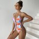 New one-piece swimsuit printed sexy bikini swimsuit for women