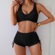 New Split Swimsuit Sexy Women's Solid Color Swimsuit Bikini