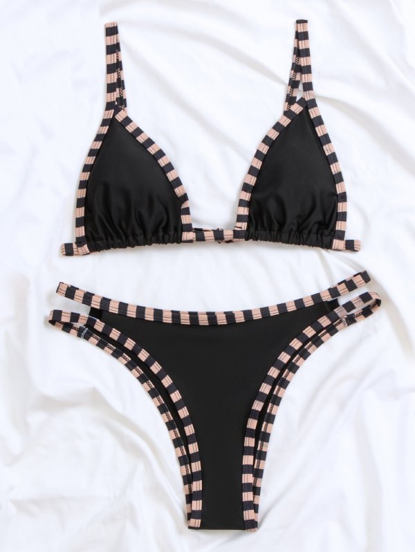 New sexy bikini set women's three-point swimsuit