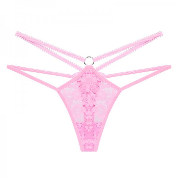 Sexy lace underwear with fun hollowed out design, comfortable and breathable, multi-color low waisted women's underwear