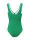 New one-piece swimsuit women's solid color sexy bikini